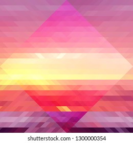 Abstract geometric triangle background. Vector Illustration