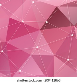 The abstract geometric triangle background. Vector illustration.Eps 10.