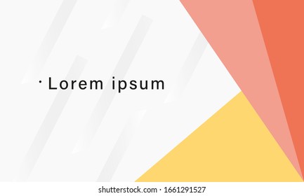 Abstract geometric triangle banner background