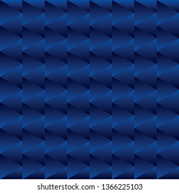 Abstract geometric triangle blue color background, vector illustration
