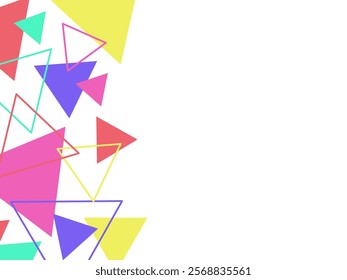 Abstract Geometric Triangle Corner Background