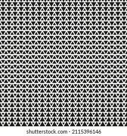 Abstract geometric triangle design halftone vector pattern
