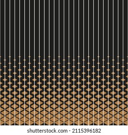 Abstract geometric triangle design halftone vector pattern