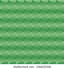 Abstract geometric triangle green color background, vector illustration
