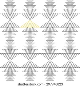 Abstract geometric triangle line pattern. Seamless