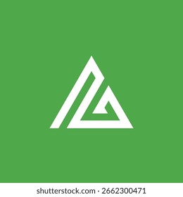 Plantilla de Vector de diseño de logotipo de triángulo geométrico Abstractas