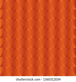 Abstract geometric triangle orange color background, vector illustration