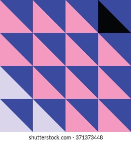 Abstract geometric triangle pattern
