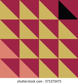 Abstract geometric triangle pattern