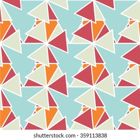 Abstract geometric triangle pattern, background vector. Can be used for wallpaper, cover fills, web page background, surface textures.