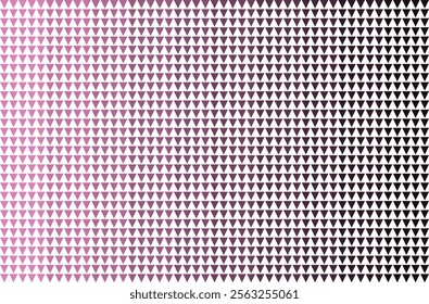 Abstract Geometric Triangle Pattern: Gradient Design