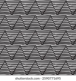 Abstract Geometric Triangle Pattern Seamless Repeat