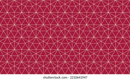 Abstract Geometric Triangle Pattern. Vector Background.