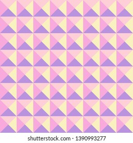 abstract geometric triangle pink colorful background ,vector illustration