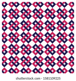 Abstract geometric triangle seamless pattern. Colored Argyle design