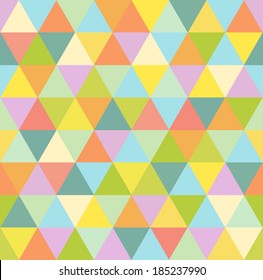 Abstract Geometric Triangle Seamless Pattern