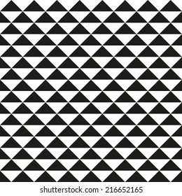 Abstract geometric triangle seamless pattern