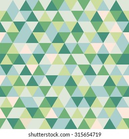 Abstract Geometric Triangle Seamless Pattern.