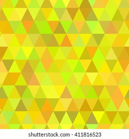 Abstract geometric triangle seamless pattern. Color mosaic backdrop. Vector background. EPS 10.