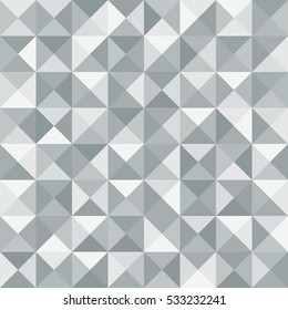 Abstract geometric triangle seamless pattern. Vector background