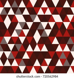 Abstract geometric triangle seamless pattern