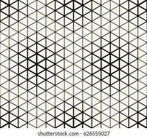 abstract geometric triangle seamless vector pattern grid