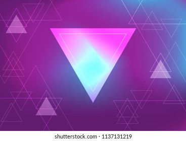 Abstract geometric triangle shapes background