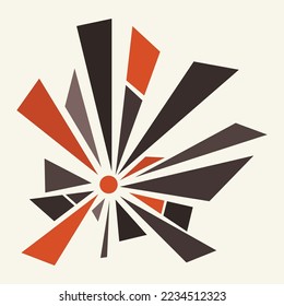 abstrakter, geometrischer Dreieckshintergrund