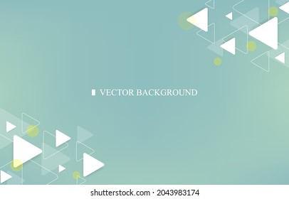 Abstract geometric triangle vector background