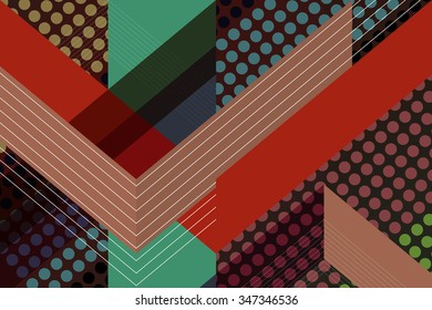 Abstract Geometric Triangle, vector illustration