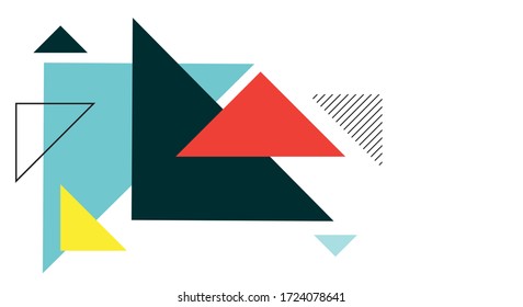 Abstract geometric triangles background. Simple geometric background. Eps10 vector