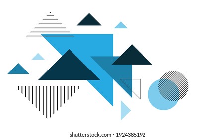 Abstract geometric triangles background. Template for poster, backdrop, book cover, brochure, and vector illustration. Eps10 vector