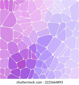 Abstract geometric triangles futuristic technology background. Illustration vector. Purple pebbles. 