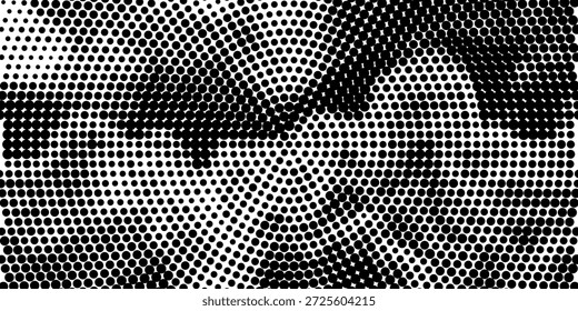 Padrão de triângulos geométricos abstratos. Padrão de triângulo de impressão de design de moda Hipster. Plano De Fundo Do Efeito De Meio-Tom. Setas Pretas e Brancas Apontando para a Esquerda e Direita.	
