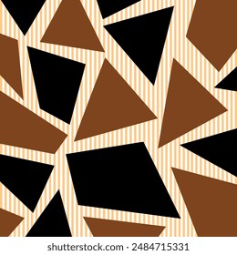 Abstract geometric triangles pattern. Vector Illustration.