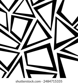 Abstract geometric triangles pattern. Vector Illustration.