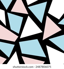 Abstract geometric triangles pattern. Vector Illustration.