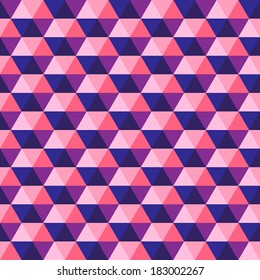 Abstract geometric triangles seamless pattern design background  Eps 10 stock vector illustration  