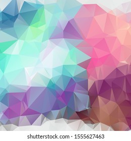 Abstract geometric triangulation background. Mobile wallpaper app