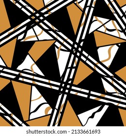 Abstract geometric trianles pattern. Vector Illustration.