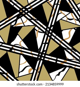 Abstract geometric trianles pattern. Vector Illustration.