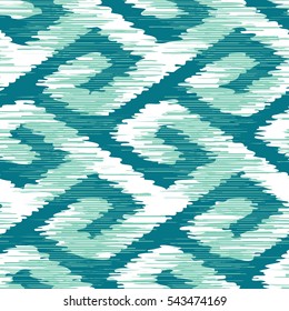Abstract geometric tribal fret pattern