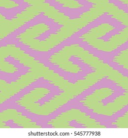 Abstract geometric tribal fret pattern
