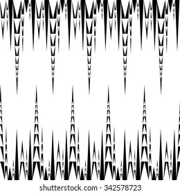 Abstract geometric tribal pattern. Seamless geometric pattern with triangles.