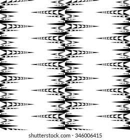 Abstract geometric tribal pattern. Seamless geometric pattern with triangles.
