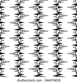 Abstract geometric tribal pattern. Seamless geometric pattern with triangles.