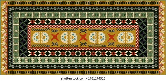 Abstract geometric tribal print, Tonga Islands. Tapa Bark Wall Art, Ethnic Islanders Wall Decor. Fiji Ethnography design. Tapa cloths fijian masi melanesia. Aboriginal carpet, mat, vector clipart