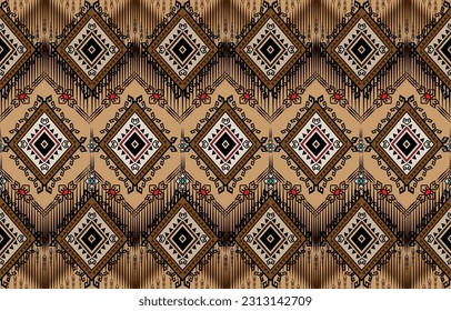 Abstract geometric tribal print, Tonga Islands. Tapa Bark Wall Art, Ethnic Islanders Wall Decor. Fiji Ethnography design. Tapa cloths fijian masi melanesia. Aboriginal carpet, mat, vector clipart