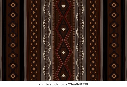 Abstract geometric tribal print, Tonga Islands. Tapa Bark Wall Art, 
Ethnic Islanders Wall Decor. Fiji Ethnography design. 
Tapa cloths fijian masi melanesia. 
Aboriginal carpet, mat, vector clipart
