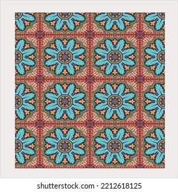 Abstract Geometric Tribal Print. Wall Art, Ethnic Islanders Wall Décor. Fiji Ethnography Design. Aboriginal Carpet, Mat, Vector Clipart